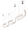 Lampa wisząca z kryształkami glamour SAPHIR 13W chrom