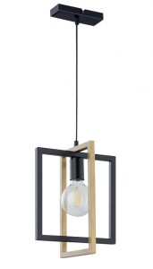 EDEN 1 lampa wisząca czarny/złoty