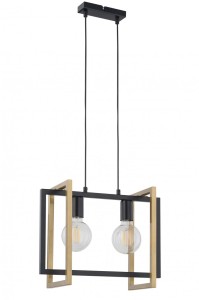 EDEN 2 lampa wisząca czarny/złoty