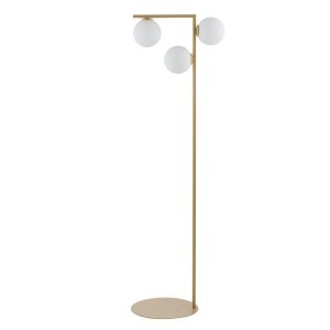 ANDY lampa podłogowa złoty beż