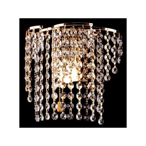 Kinkiet kryształowy VERDE 1 GD złoty GOLD Eurostar