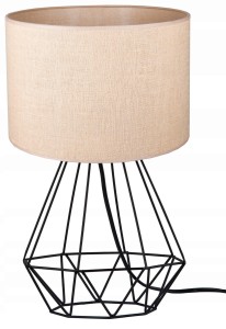 Lampka abażur BOHO natura JUTA #1052