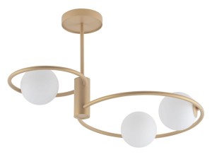 AQUA 3 plafon złoty beż