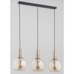Lampa wisząca listwa 3-punktowa DARIN GOLD