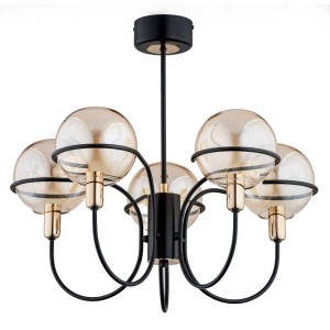 Lampa wisząca 5-punkotwa PETRA GOLD