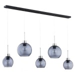 Lampa wisząca nowoczesna 5-punktowa NATALIA grafit