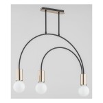 Lampa sufitowa 3-punktowa INDUSTRIAL HARRY GOLD