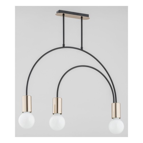 Lampa sufitowa 3-punktowa INDUSTRIAL HARRY GOLD