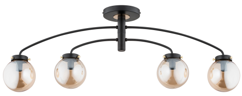 Lampa sufitowa 4-punktowa WIRAL czarny