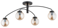 Lampa sufitowa 4-punktowa WIRAL czarny
