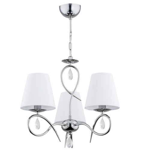 Lampa wisząca żyrandol 3-punktowy SYNA CHROM