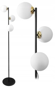 Lampa podłogowa 3-punktowa MILO BLACK GOLD #1137