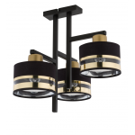 PRO 3 plafon  CZARNY ZŁOTY