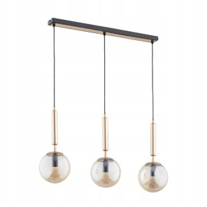 Lampa wisząca 3-punktowy VOLDA PICOLO czarny/złoty