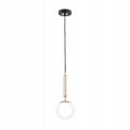 Lampa wisząca 1-punktowa VOLDA czarny/złoty
