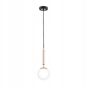 Lampa wisząca 1-punktowa VOLDA czarny/złoty