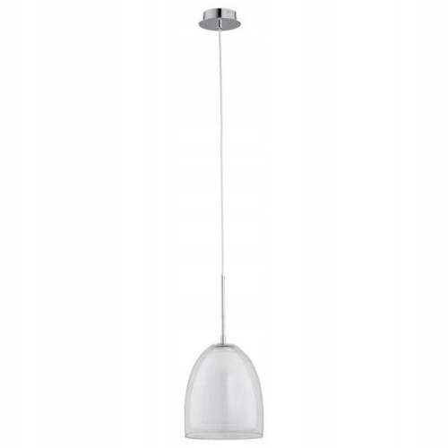 Lampa wisząca 1-punktowa nowoczesna RONDA chrom/transparentny