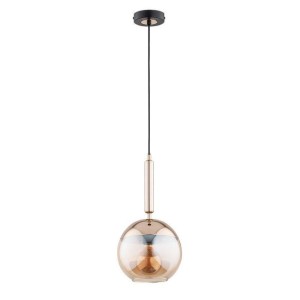 Lampa wisząca 1-punktowa VOLDA czarny/złoty