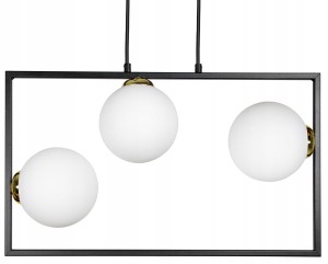 Lampa szklane kule MILO BLACK GOLD #1093