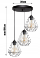 Lampa sufitowa Loft Edison DRUCIAK #196 