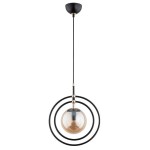 Lampa wisząca 1-punktowa MANDI black