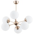 Lampa wisząca 6-punktowa SANDY GOLD WHITE