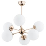 Lampa wisząca 6-punktowa SANDY GOLD WHITE