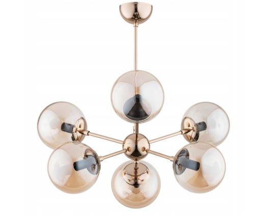 Lampa wisząca 6-punktowa SANDY GOLD