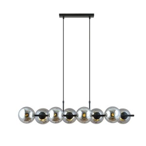 Lampa wisząca RORY 8 BLACK/GRAFIT