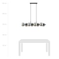 Lampa wisząca RORY 8 BLACK/GRAFIT