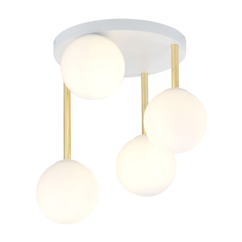 Lampa sufitowa DOLCE 4 WHITE/OPAL