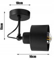Lampa Sufitowa natynkowa Nowoczesna #051