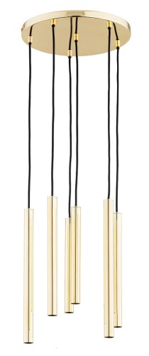 Lampa wisząca 6-punktowa Collet GOLD ZŁOTO