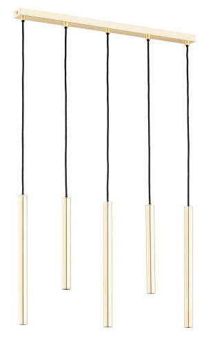 Lampa wisząca 5-punktowy Collet GOLD ZŁOTO