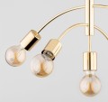 Lampa sufitowa krótka 5-punktowa ARINI ZŁOTO GOLD