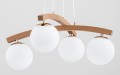 Lampa wisząca 4-punktowy MIKSER DREWNO