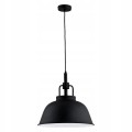 Lampa wisząca 1-punktowa ALCANTARA LOFT czarny/chrom