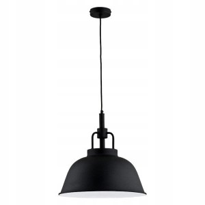 Lampa wisząca 1-punktowa ALCANTARA LOFT czarny/chrom
