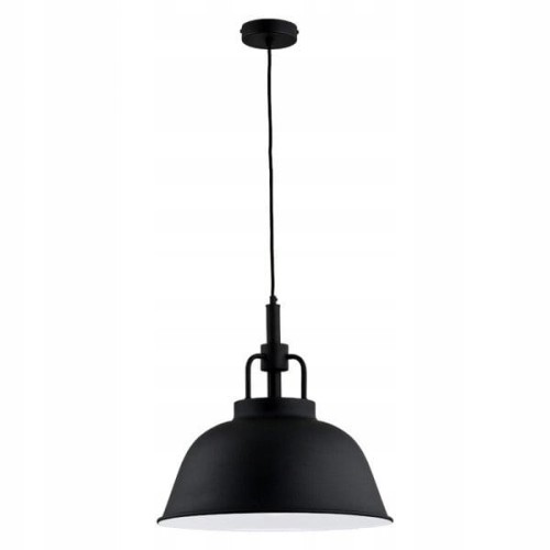 Lampa wisząca 1-punktowa ALCANTARA LOFT czarny/chrom