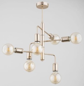 Lampa sufitowa 6-punktowa VECTUS ZŁOTO GOLD 