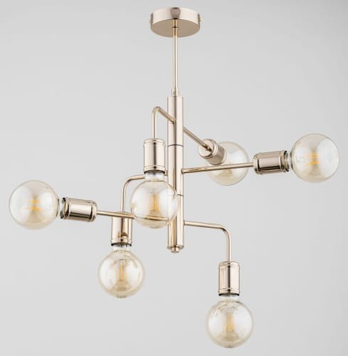 Lampa sufitowa 6-punktowa VECTUS ZŁOTO GOLD 