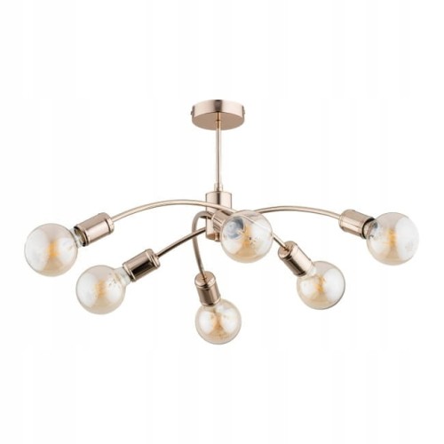 Lampa sufitowa RALPH ZŁOTO GOLD 63048 ALFA