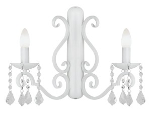 Klasyczny kinkiet DIADEMA WHITE 7183 Argon