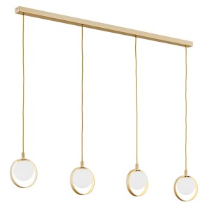 Lampa wisząca SATURNIA GOLD OBRĘCZE 1809 ARGON 