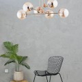 Lampa sufitowa 6-punktowa OPTY GOLD