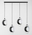 Lampa wisząca 4-punktowa OLIMPIA BLACK SILVER