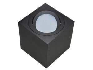 Lampa Natynkowa FEBE kwadrat BLACK 1xGU10 bez żarówki BOWI 
