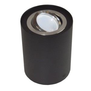 Lampa Natynkowa SIROCO TUBA BLACK/SILVER 1xGU10 bez żarówki BOWI 