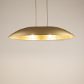 Lampa wisząca z kompozytu mineralnego Gondola M złoty