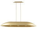 Lampa wisząca z kompozytu mineralnego Gondola L złoty